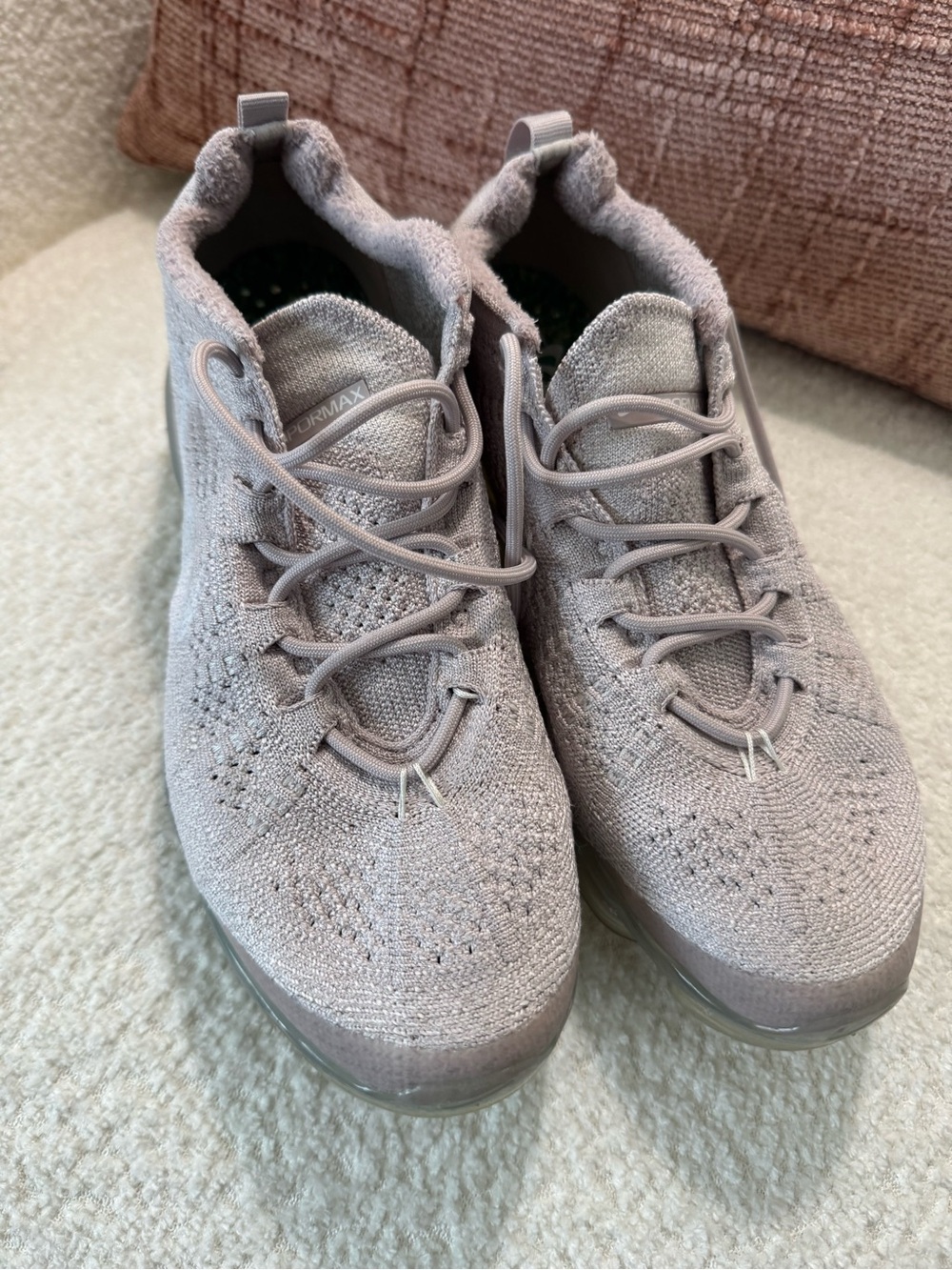 Nike Women’s Flyknit VaporMax Sneakers - Light Mauve